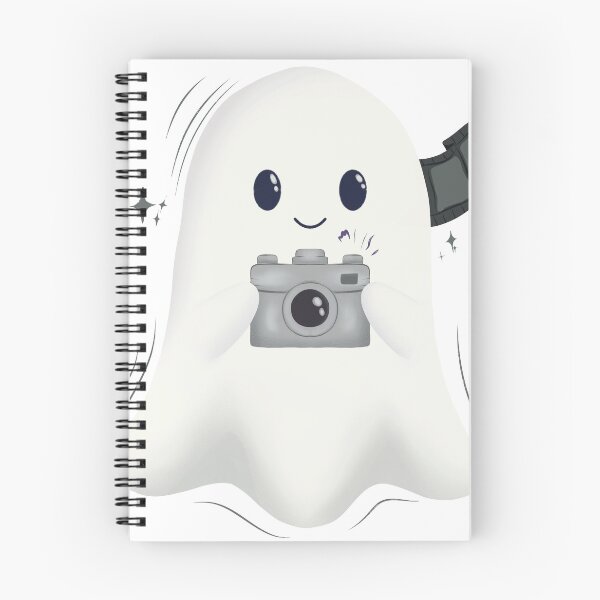 Item preview, Cute photographer ghost  designed and sold by StoriesInGrain.