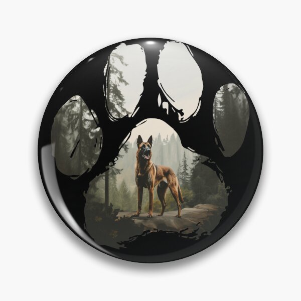 Item preview, Funny Belgian Malinois Paw Foggy Mountain Tree Mom Dad Kids designed and sold by rafaeltto.