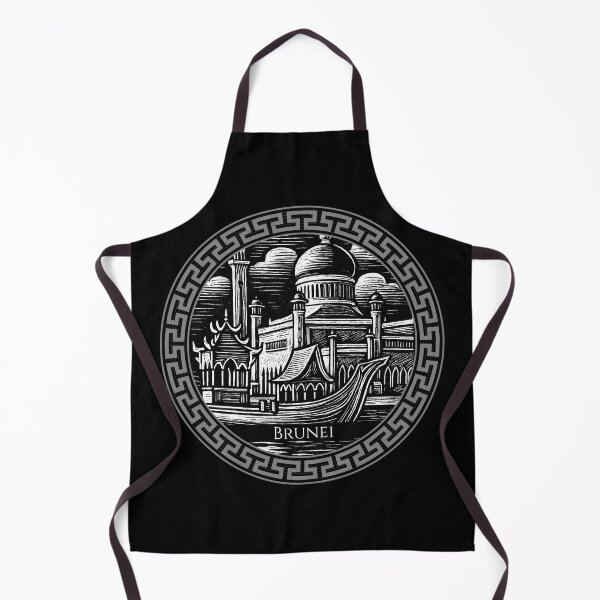 Item preview, Brunei Vintage Woodcut Art designed and sold by Thistle-TShop.