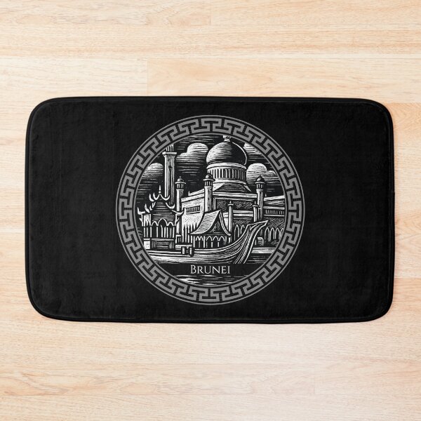 Item preview, Brunei Vintage Woodcut Art designed and sold by Thistle-TShop.
