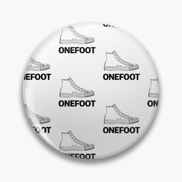 Item preview, Minimalist Onefoot Single Shoe Amputee Humor Prosthetic Leg Classic T-Shirt designed and sold by pawsome purrfect.