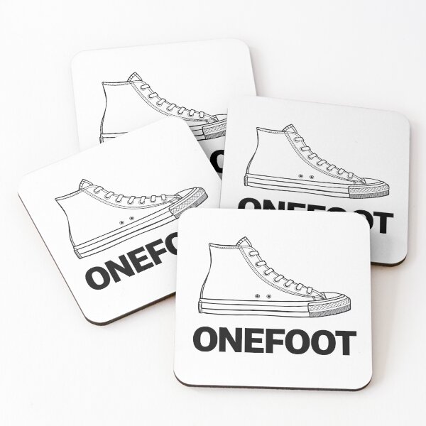 Item preview, Minimalist Onefoot Single Shoe Amputee Humor Prosthetic Leg Classic T-Shirt designed and sold by pawsome purrfect.