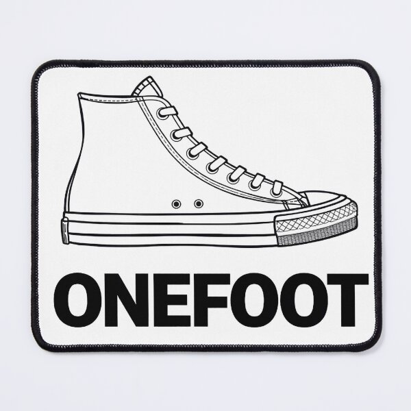 Item preview, Minimalist Onefoot Single Shoe Amputee Humor Prosthetic Leg Classic T-Shirt designed and sold by pawsome purrfect.