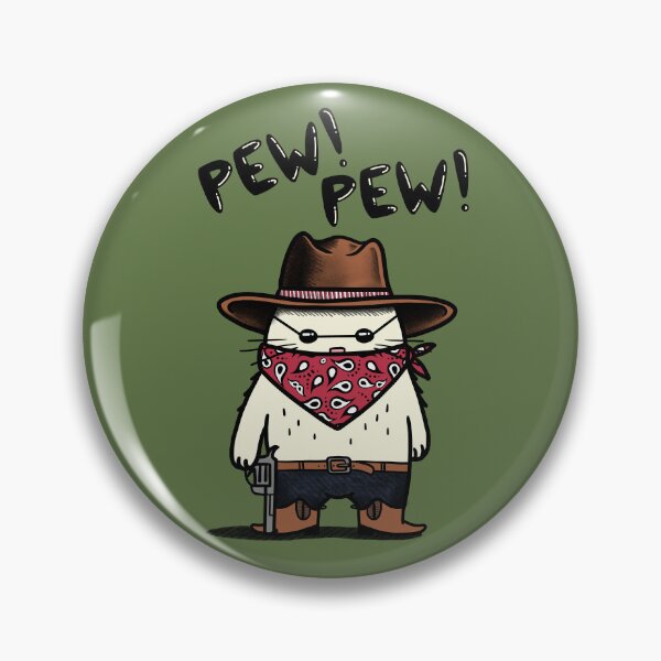Item preview, Meowdy Pew Pew! (Color) designed and sold by SoulArtLove.