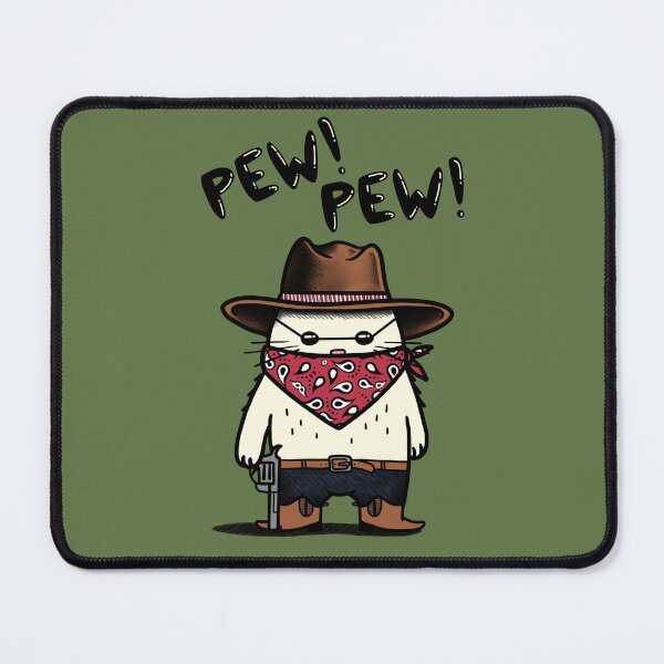 Item preview, Meowdy Pew Pew! (Color) designed and sold by SoulArtLove.