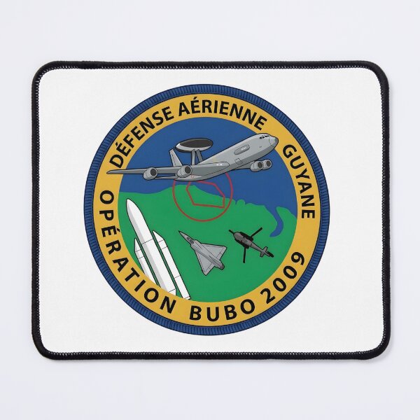 Item preview, French Air Defense French Guiana Operation Bubo 2009 Patch Insignia designed and sold by CharlieDesings.