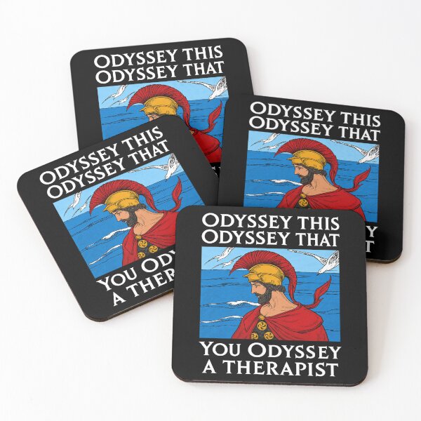 Item preview, Odyssey This Odyssey That Therapist Greek Humor designed and sold by margamPagenberg.