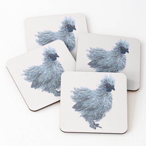Item preview, Fluffy Silkie Chicken Hand Embroidery designed and sold by Alsa.handembroidery.