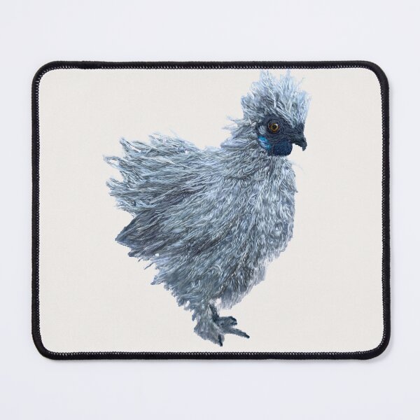 Item preview, Fluffy Silkie Chicken Hand Embroidery designed and sold by Alsa.handembroidery.