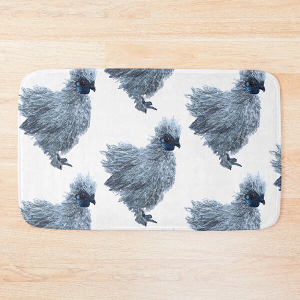 Item preview, Fluffy Silkie Chicken Hand Embroidery designed and sold by Alsa.handembroidery.