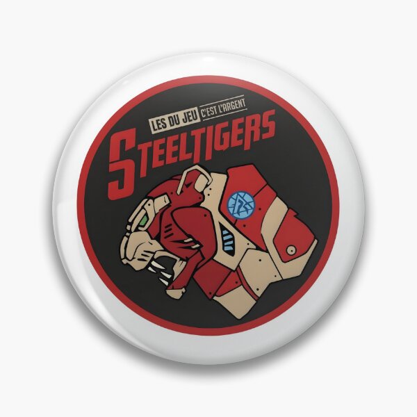 Item preview, Steel Tigers Cybernetic Tiger Military Patch Insignia designed and sold by CharlieDesings.