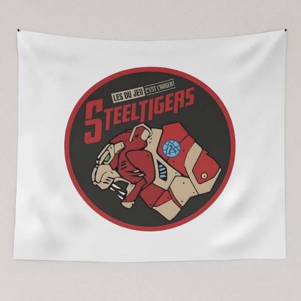Item preview, Steel Tigers Cybernetic Tiger Military Patch Insignia designed and sold by CharlieDesings.