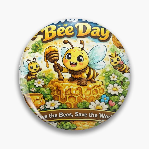 Item preview, World Bee Day | Save the Bees, Save the World | Bee Lover T-Shirt Design designed and sold by GooniSL.
