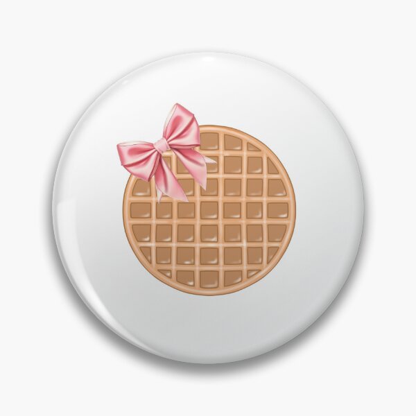 Item preview, Girly Design Pretty Waffle With Pink Bow designed and sold by Sartoris Art.