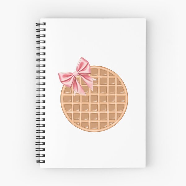 Item preview, Girly Design Pretty Waffle With Pink Bow designed and sold by Sartoris Art.