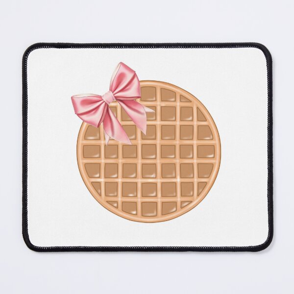 Item preview, Girly Design Pretty Waffle With Pink Bow designed and sold by Sartoris Art.