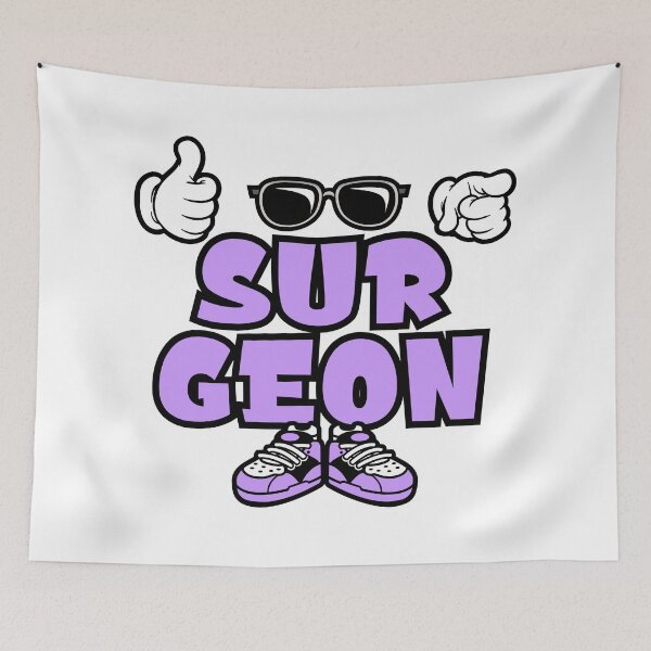 Item preview, SURGEON - PROFESSIONS Graffiti Character Bold Popart designed and sold by NFTWords.
