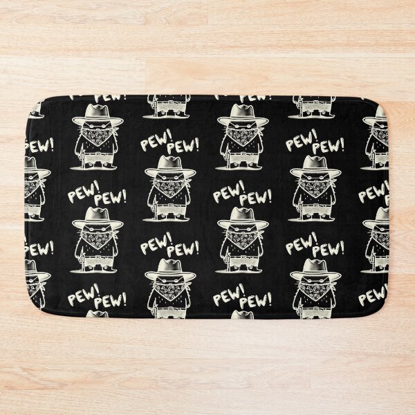 Item preview, Meowdy Pew Pew! (White) designed and sold by SoulArtLove.