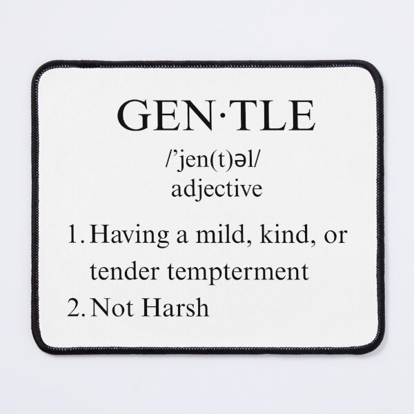 Item preview, Clarifying Definition — GENTLE | White (Front) designed and sold by RaeganIvy.