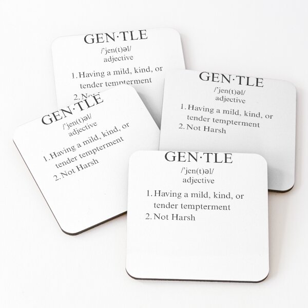 Item preview, Clarifying Definition — GENTLE | White (Front) designed and sold by RaeganIvy.