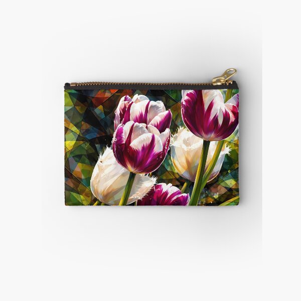 Item preview, Colorful Tulips in Geometric Style designed and sold by cuprum.