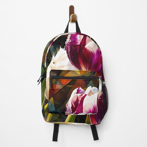 Item preview, Colorful Tulips in Geometric Style designed and sold by cuprum.