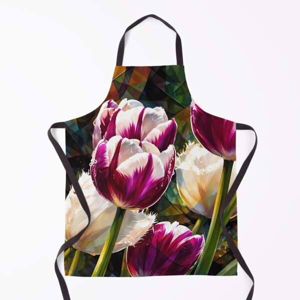 Item preview, Colorful Tulips in Geometric Style designed and sold by cuprum.