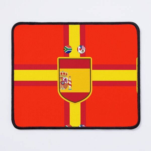 Item preview, Spain - World Champions Host Nations Minimalist Football Crest designed and sold by p-Phictures4.