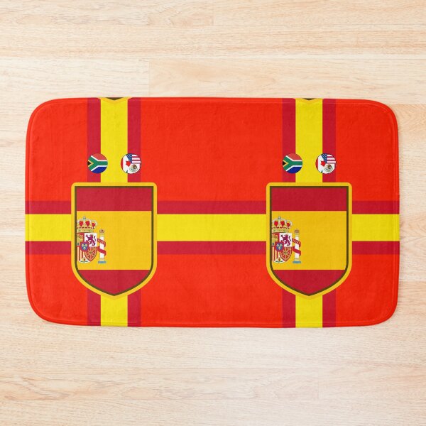 Item preview, Spain - World Champions Host Nations Minimalist Football Crest designed and sold by p-Phictures4.