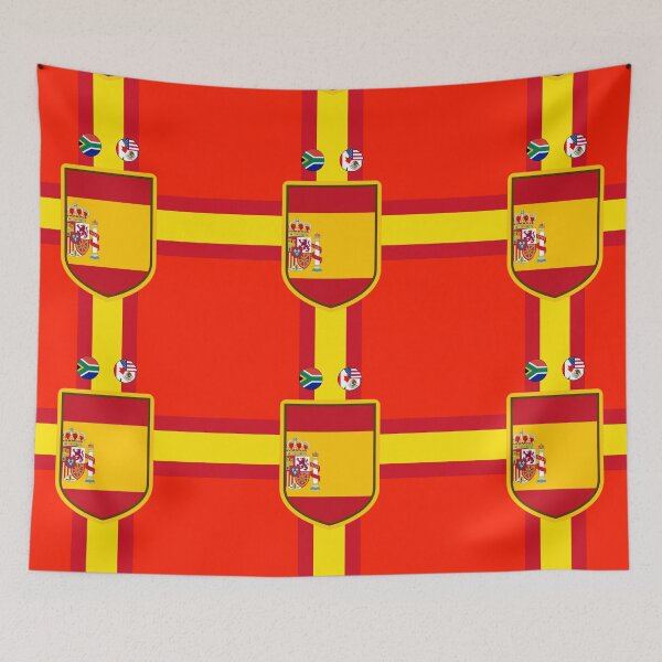 Item preview, Spain - World Champions Host Nations Minimalist Football Crest designed and sold by p-Phictures4.