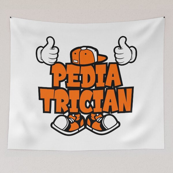 Item preview, PEDIATRICIAN - WORK Street Lettering Cartoon Character  designed and sold by NFTWords.