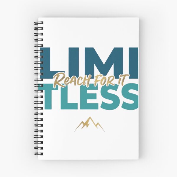 Item preview, Limitless Reach For It Mountain Motivation designed and sold by GiggleInkTees.