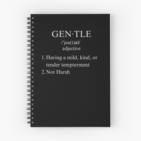 Item preview, Clarifying Definition — GENTLE | Black (Front) designed and sold by RaeganIvy.