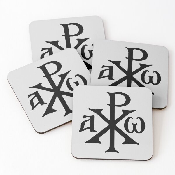 Item preview, Chi Rho Christogram Black designed and sold by sifis.