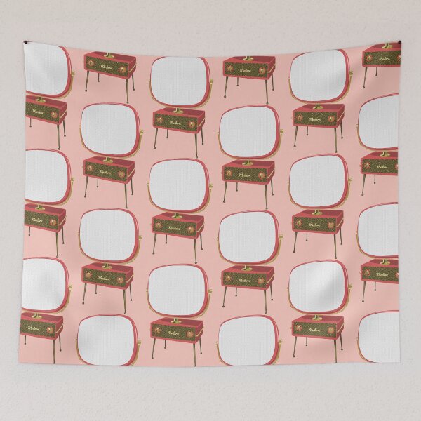 Item preview, Retro Pink Television designed and sold by jenbucheli.
