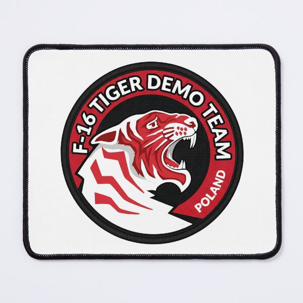 Item preview, Polish Air Force F-16 Tiger Demo Team Patch Insignia designed and sold by CharlieDesings.