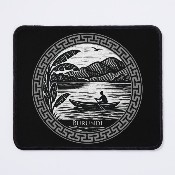 Item preview, Burundi Vintage Woodcut Art designed and sold by Thistle-TShop.
