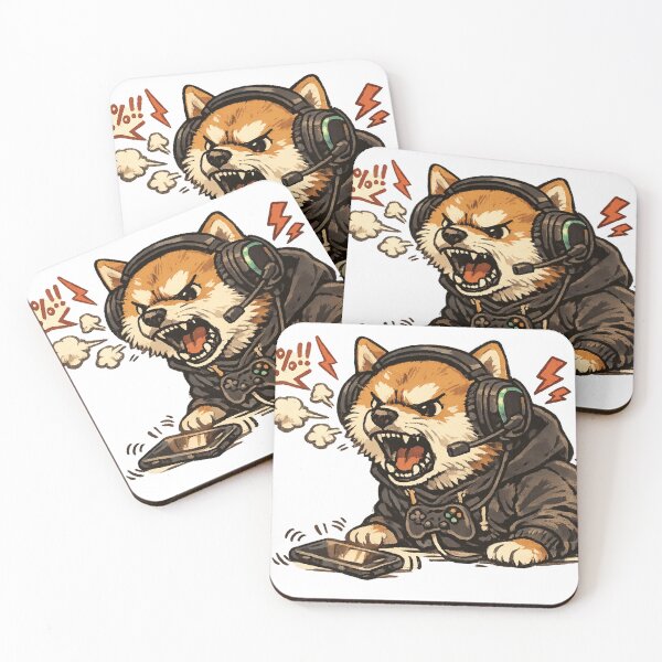 Item preview, Rage Quit Shiba (Gamer Fury) designed and sold by NextNoob485.