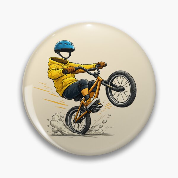 Item preview, BMX Stunt Rider Gift Cool Bike Trick Art designed and sold by Corvoria.