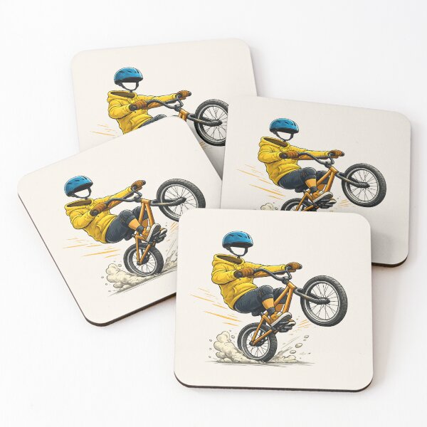 Item preview, BMX Stunt Rider Gift Cool Bike Trick Art designed and sold by Corvoria.