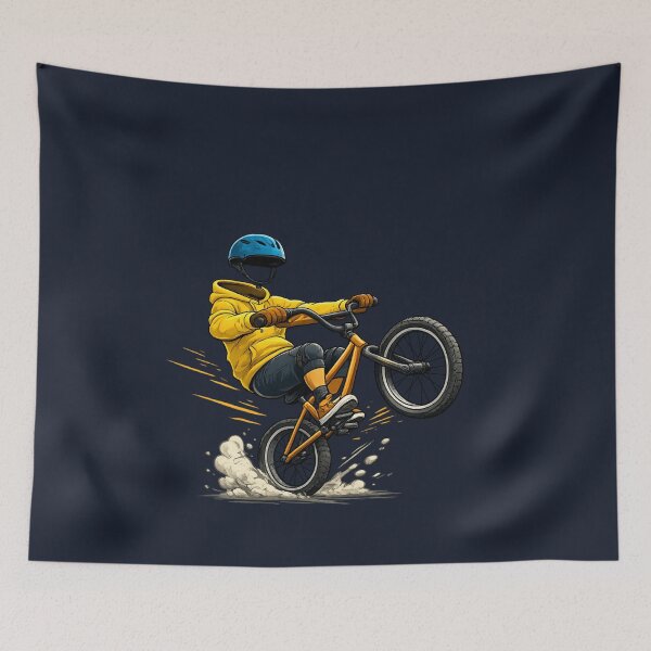Item preview, BMX Stunt Rider Gift Cool Bike Trick Art designed and sold by Corvoria.