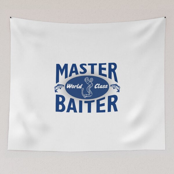 Item preview, Funny World Class Master Baiter Fishing Humor Novelty Fish Joke designed and sold by Space Ghettos.