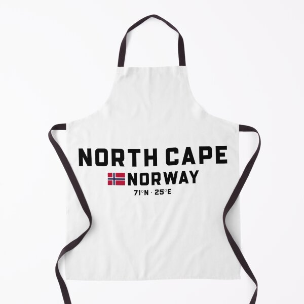 Item preview, North Cape Norway Coordinates and Flag designed and sold by Andersce.