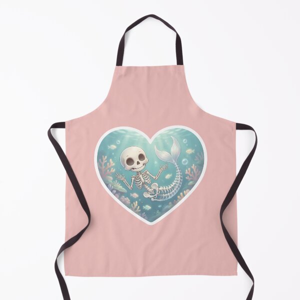 Item preview, Skeleton Mermaid in Underwater Scene designed and sold by Roanemermaid.