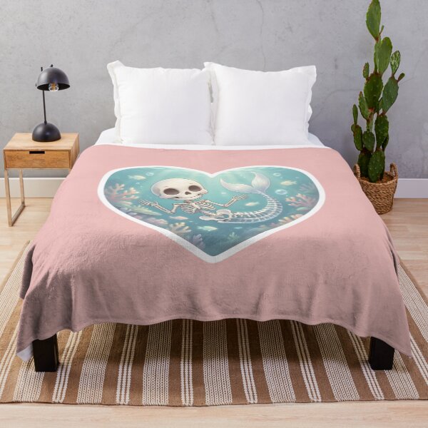 Item preview, Skeleton Mermaid in Underwater Scene designed and sold by Roanemermaid.