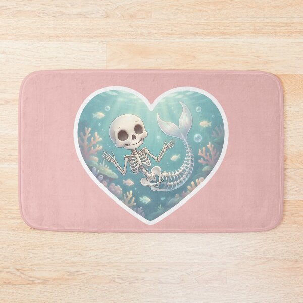 Item preview, Skeleton Mermaid in Underwater Scene designed and sold by Roanemermaid.