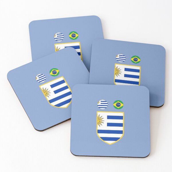 Item preview, Uruguay - World Champions Host Nations Minimalist Football Crest designed and sold by p-Phictures4.