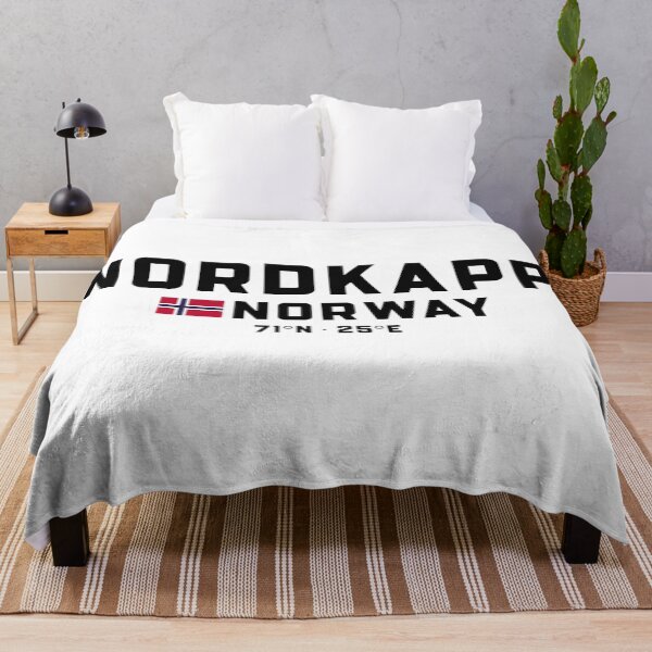 Item preview, Nordkapp Norway Coordinates and Flag designed and sold by Andersce.