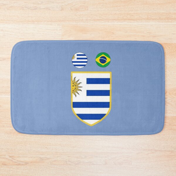 Item preview, Uruguay - World Champions Host Nations Minimalist Football Crest designed and sold by p-Phictures4.