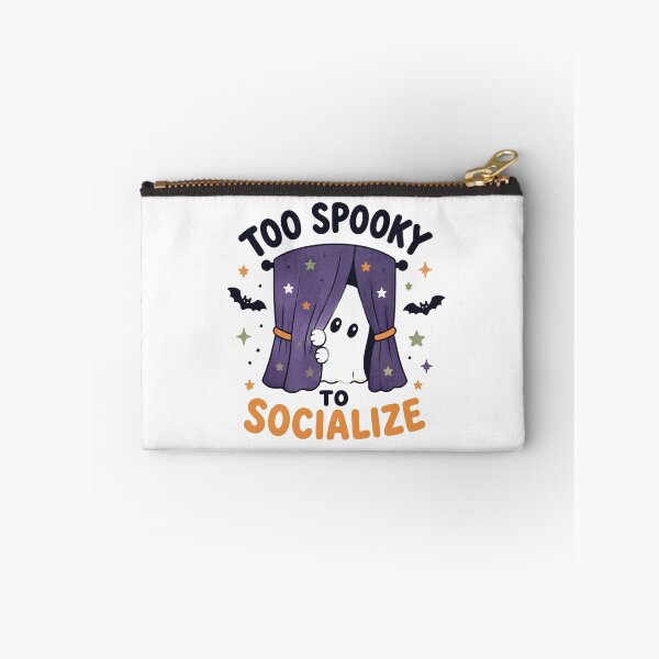 Item preview, Too Spooky To Socialize Cute Funny Halloween Ghost Introvert Gift designed and sold by journeyengine.